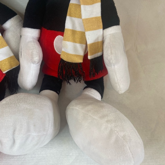 DISNEY MICKEY/MINNIE MOUSE CHRISTMAS SANTA 20" PLUSH DOLLS - Picture 5 of 14